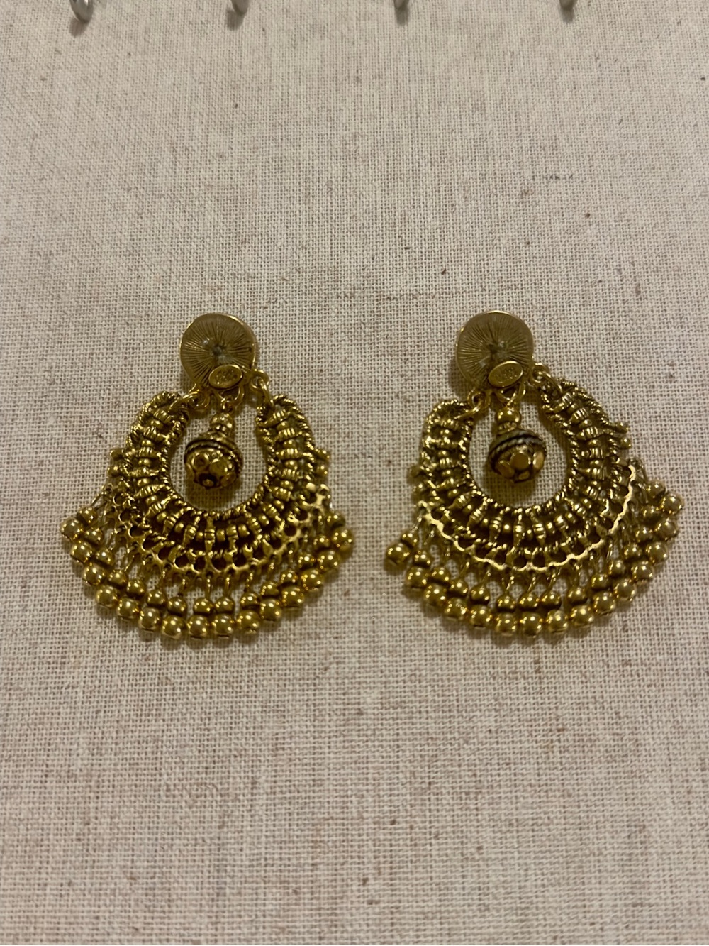 Joan Rivers- Gold-Tone Filigree Fan Drop Earrings - Women Jewelry